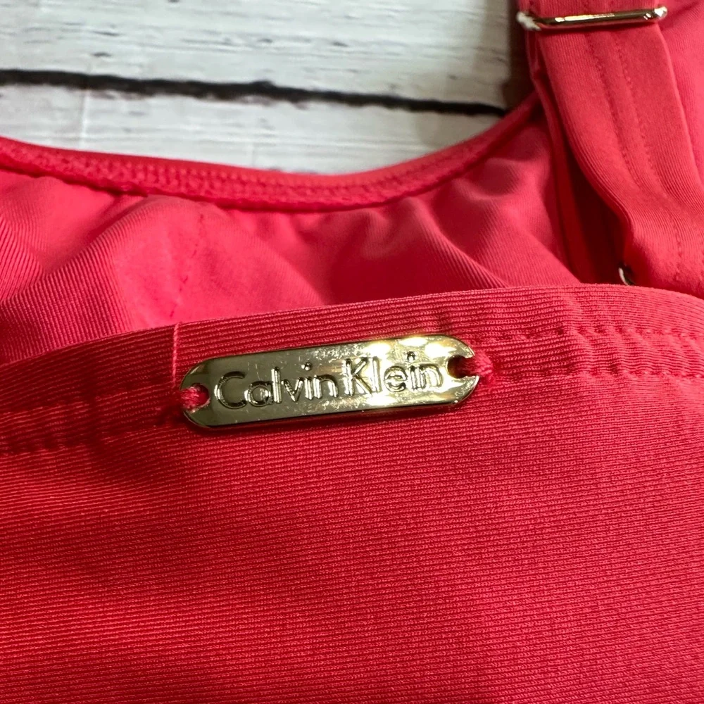 NWT Calvin Klein Women’s One Piece Swimsuit- Size 6 - Picture 4 of 9